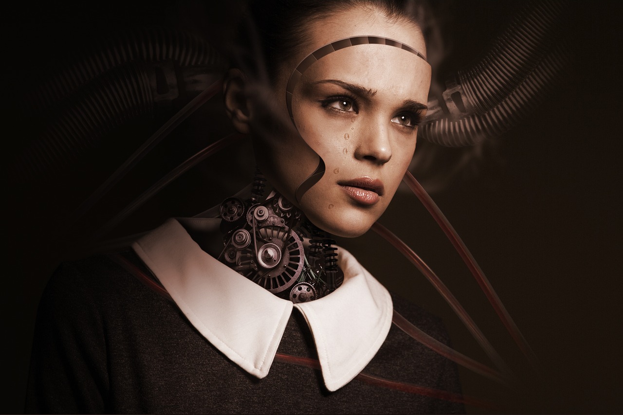 Frau Roboter Gesicht kuenstliche Intelligenz AI Kunst erstellen Guide mit Tipps