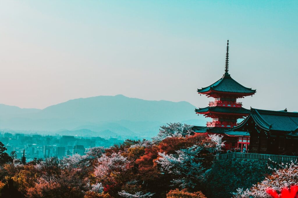 Japan Tempel Tradition Die Kunst des japanischen Zeichentricks