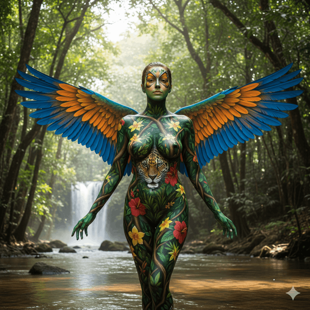 Bodypainting Ideen einfach 2026 Kreative Motive für Anfänger 1