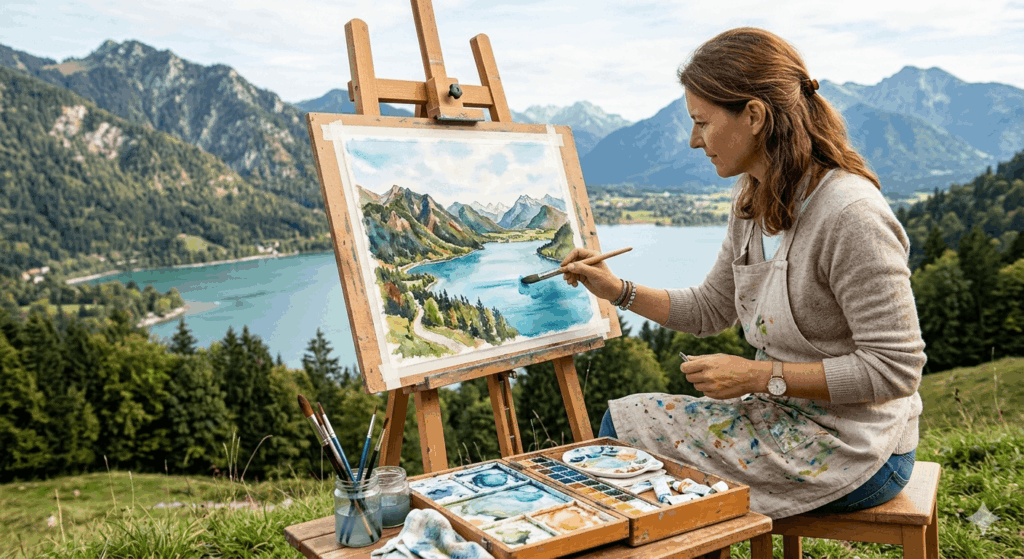 Aquarell malen für Anfänger Landschaften Schritt für Schritt (2026)