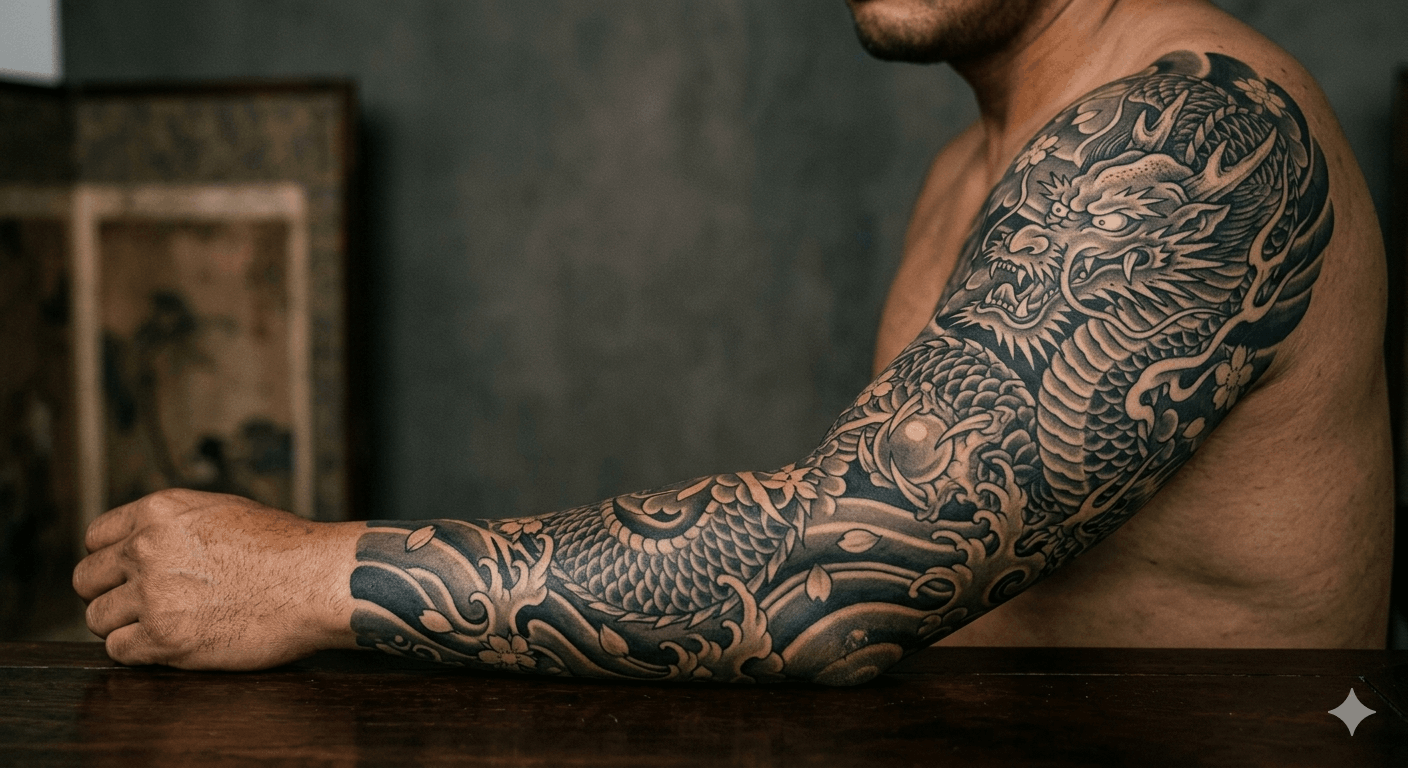 Tattoo Bedeutung Japanischer Drache 2026 – Symbolik, Kultur und Stil
