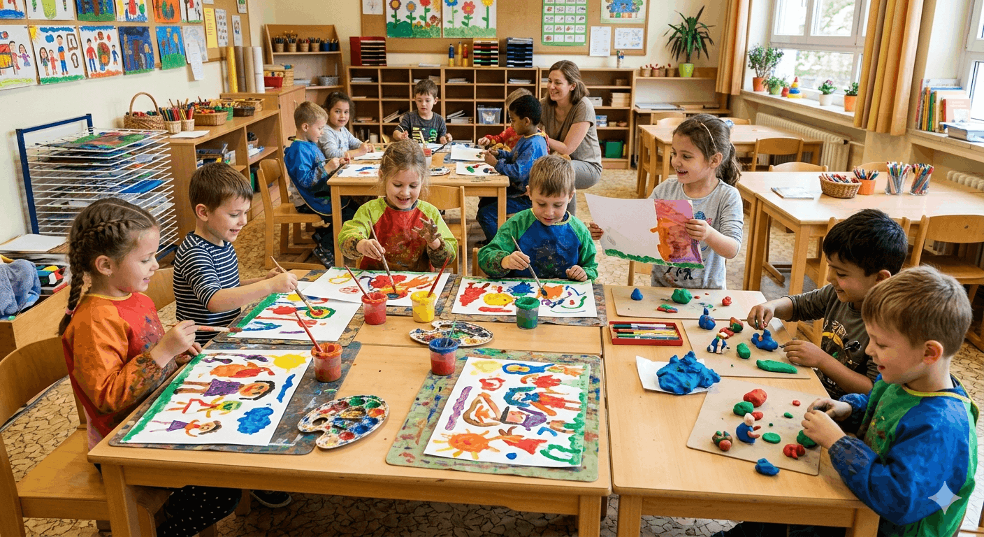 Kunst Ideen Klasse 1 2026 – Kreative, einfache und kindgerechte Unterrichtsideen