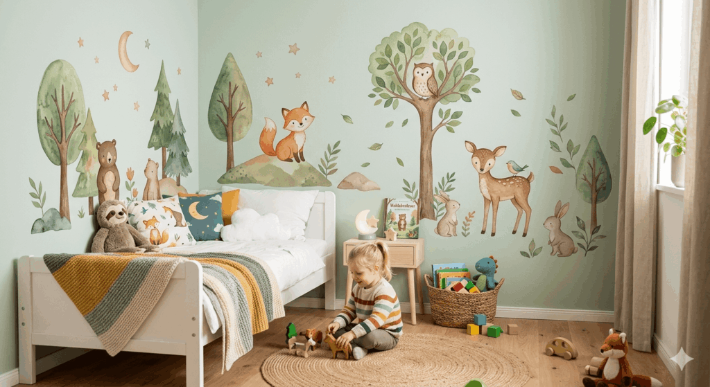 Wandtattoo Kinderzimmer Ideen 2026 – kreative und moderne Wandgestaltung für Kinder