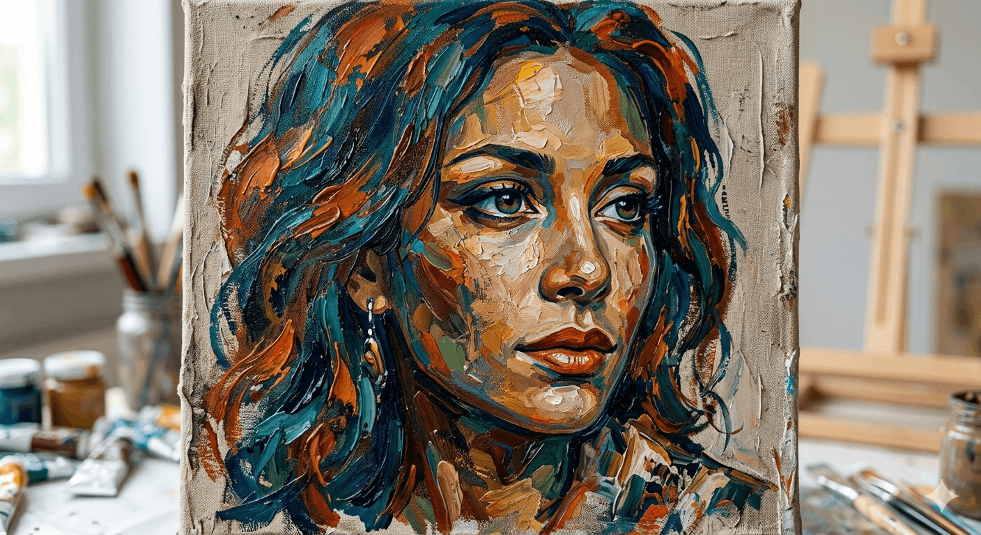 Acryl Gemälde Gesicht Ideen 2026 Moderne Inspiration für expressive Porträts
