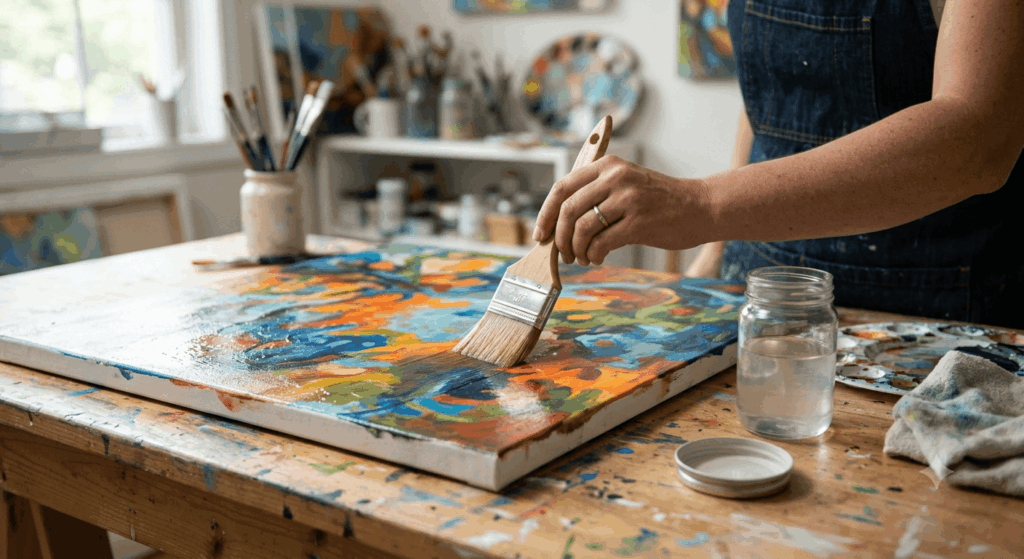 Acryl Gemälde versiegeln – so gelingt es 2026