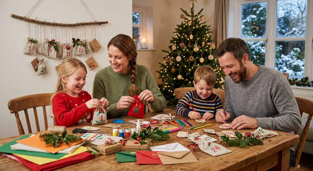 DIY Adventskalender basteln kreative Ideen zur Adventskalender Füllung und Gestaltung